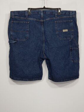 Vintage Wrangler  48 Regular  Carpenter Denim Shorts Men's 9.5"Inseam  16" Rise